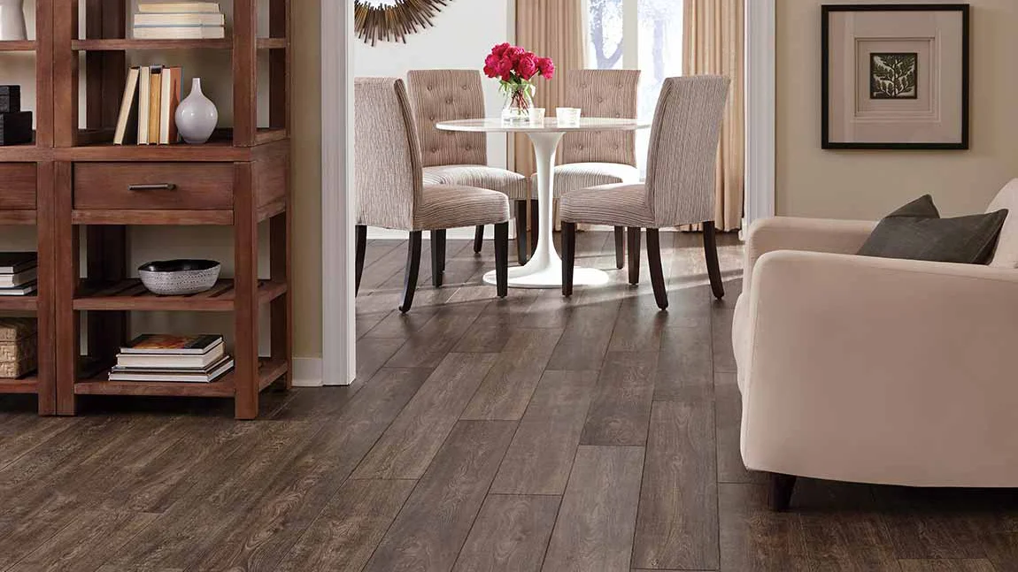 laminate flooring in living room